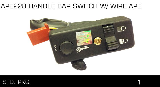 APE228 HANDLE BAR SWITCH W WIRE APE